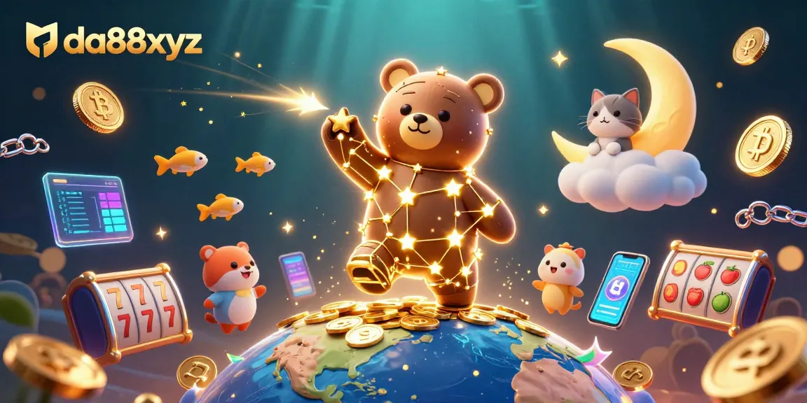 Engage with da88xyz's thrilling slots adventure featuring dynamic 3D characters and casino elements.